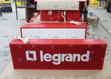Световая вывеска для компании Legrand