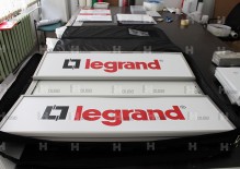 Промо-тумба  для компании Legrand